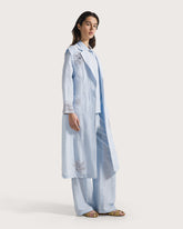 Elasticated linen and cotton trousers. -  | Seventy Venezia