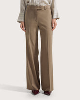 Long straight-leg trousers in lightweight flannel      -  | Seventy Venezia