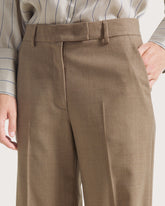 Long straight-leg trousers in lightweight flannel      -  | Seventy Venezia