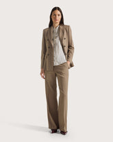 Long straight-leg trousers in lightweight flannel      -  | Seventy Venezia