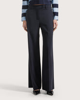 Pantalone lungo a gamba dritta in fresco di lana stretch -  | Seventy Venezia