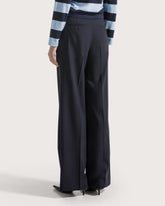 Pantalone lungo a gamba dritta in fresco di lana stretch -  | Seventy Venezia