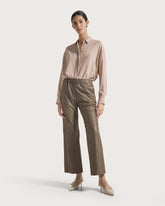 Nappa leather stretch pants -  | Seventy Venezia