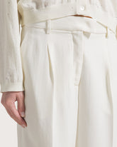 Pantalone lungo in viscosa crepe microresca -  | Seventy Venezia