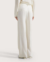 Pantalone lungo in viscosa crepe microresca -  | Seventy Venezia