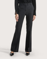Long straight-leg pants in cool wool -  | Seventy Venezia