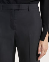 Long straight-leg pants in cool wool -  | Seventy Venezia