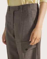 Pantalone in pied de poule con tasca -  | Seventy Venezia