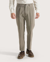 One-dart pants in diagonal velvet -  | Seventy Venezia