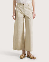 Pantalone carrot in gabardina di cotone stretch -  | Seventy Venezia