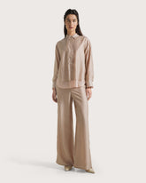 Pantalone lungo elasticato e reversibile bicolor -  | Seventy Venezia