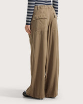 Pantalone ampio in tela tencel. -  | Seventy Venezia