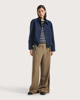 Pantalone ampio in tela tencel. -  | Seventy Venezia