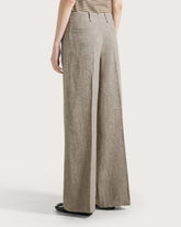 Pantalone lungo in misto lino. -  | Seventy Venezia