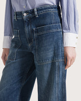 Jeans wide leg con tasche applicate -  | Seventy Venezia
