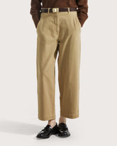 Pantalone in bull di cotone gamba ampia -  | Seventy Venezia