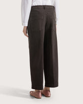 Pantalone in bull di cotone gamba ampia -  | Seventy Venezia