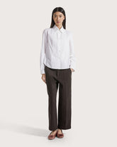 Pantalone in bull di cotone gamba ampia -  | Seventy Venezia
