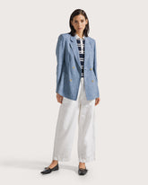 Pantaloni carrot in cotone lino -  | Seventy Venezia