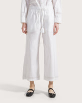 Pantalone elasticato in popeline. -  | Seventy Venezia