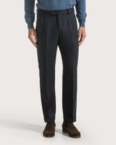 Pantalone con pence in flanella -  | Seventy Venezia