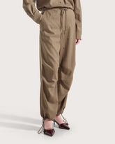 Parachute trousers in lightweight flannel       -  | Seventy Venezia