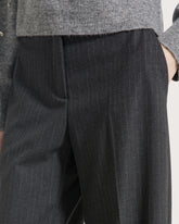 Pantalone lungo gessato a vita alta -  | Seventy Venezia