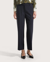 Straight-leg trousers in wool blend gabardine      -  | Seventy Venezia