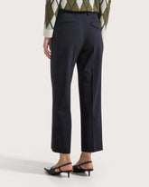 Straight-leg trousers in wool blend gabardine      -  | Seventy Venezia