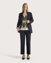 Straight-leg trousers in wool blend gabardine      -  | Seventy Venezia