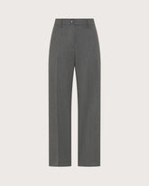 Straight-leg trousers in wool blend gabardine      -  | Seventy Venezia