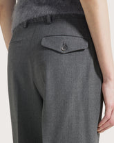 Straight-leg trousers in wool blend gabardine      -  | Seventy Venezia