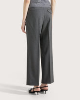 Straight-leg trousers in wool blend gabardine      -  | Seventy Venezia
