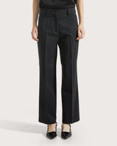 Straight-leg trousers in wool blend gabardine      -  | Seventy Venezia
