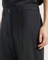 Straight-leg trousers in wool blend gabardine      -  | Seventy Venezia