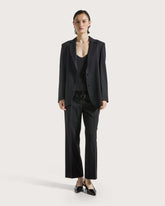 Straight-leg trousers in wool blend gabardine      -  | Seventy Venezia