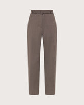 Wool blend trousers with belt       -  | Seventy Venezia