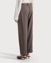 Wool blend trousers with belt       -  | Seventy Venezia