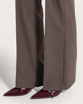 Straight-leg gabardine trousers         -  | Seventy Venezia