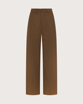 Wide-leg trousers in technical covert cloth      -  | Seventy Venezia