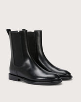 Stivaletto nero in pelle -  | Seventy Venezia