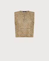 Top corto smanicato in pizzo -  | Seventy Venezia