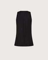 Top nero in raso -  | Seventy Venezia