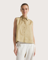 Camicia smanicata in popeline stretch -  | Seventy Venezia