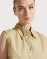 Camicia smanicata in popeline stretch -  | Seventy Venezia