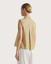 Camicia smanicata in popeline stretch -  | Seventy Venezia